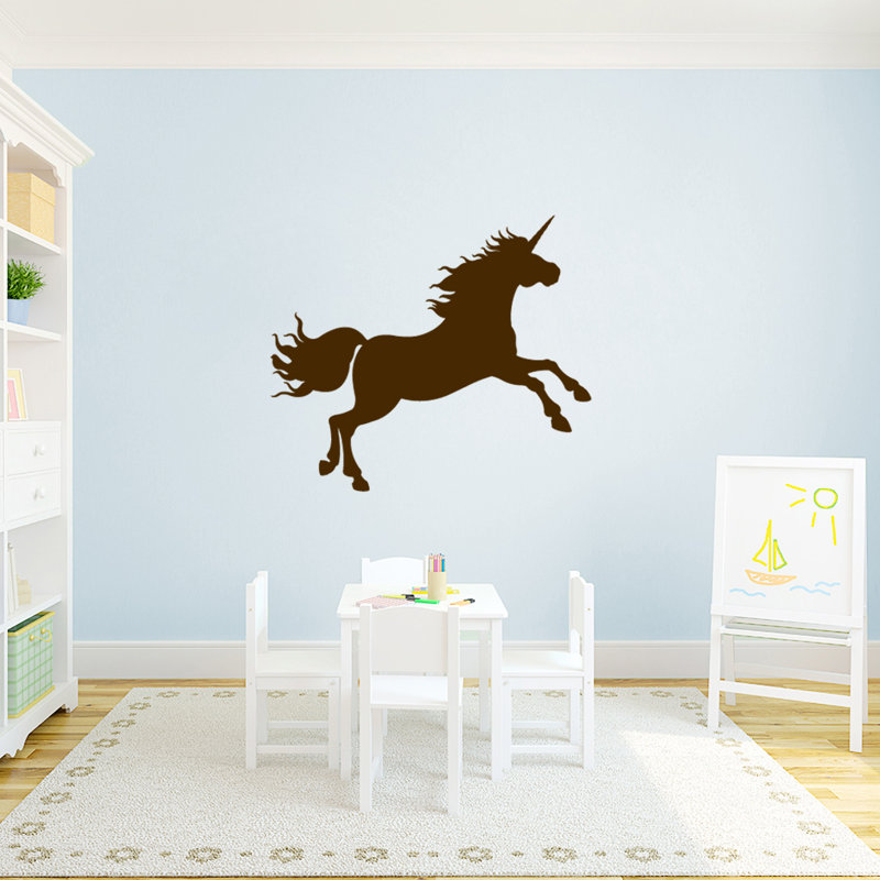 Adhésif décoratif licorne, Brun