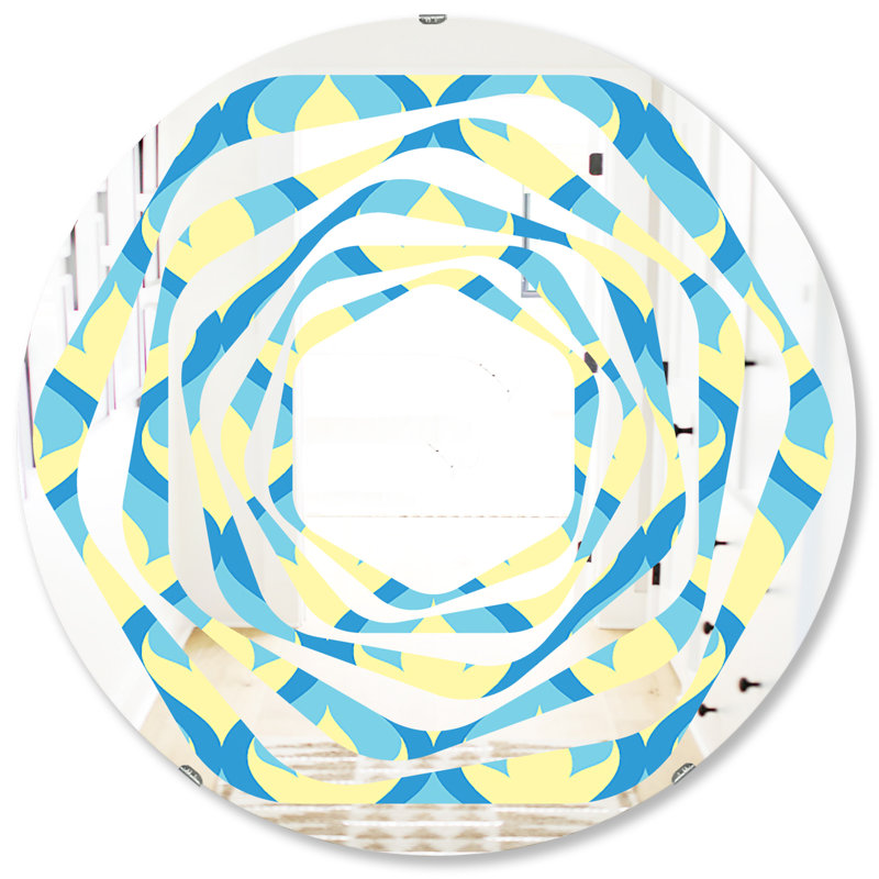 Miroir mural Whirl, H 31,5 po x l po