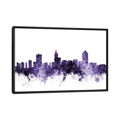 " Raleigh, North Carolina Skyline " by Michael Tompsett