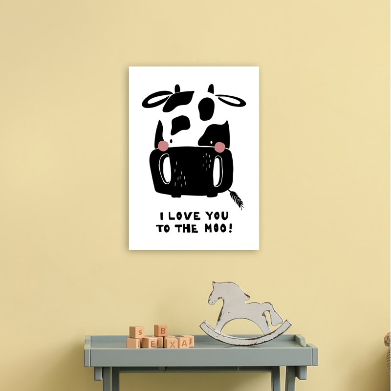 Cow by Miniofmine - Print, Unframed, 42cm H x 30cm W x 1cm D