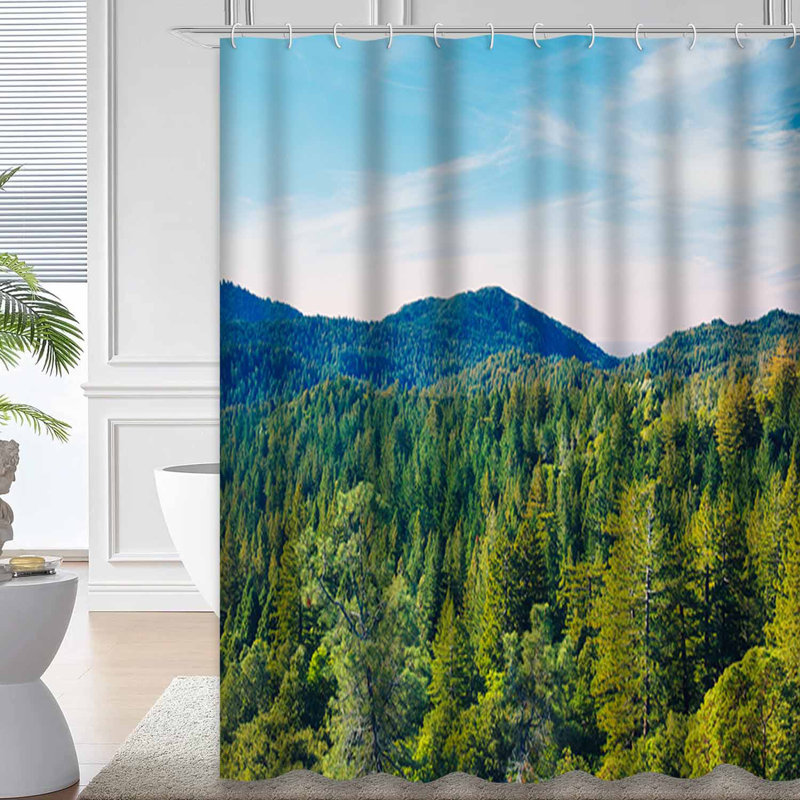 Rideau de douche Forest Tree, 72" L x 72" W