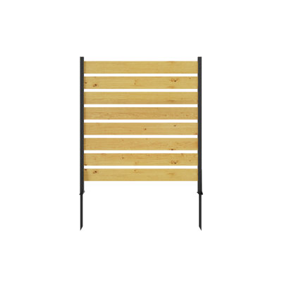 Goodyo 55"X38.5"W  Cedar Wood Privacy Screen