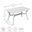 Resol - 4 Seater Tulip Rectangular Plastic Garden Dining - 90cm x 140cm-79515943