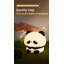 Mignonne veilleuse panda