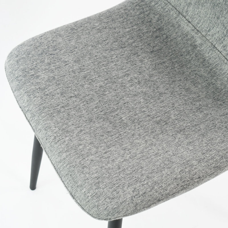 Chaises de salle à manger rembourrées Tonyia, Gris