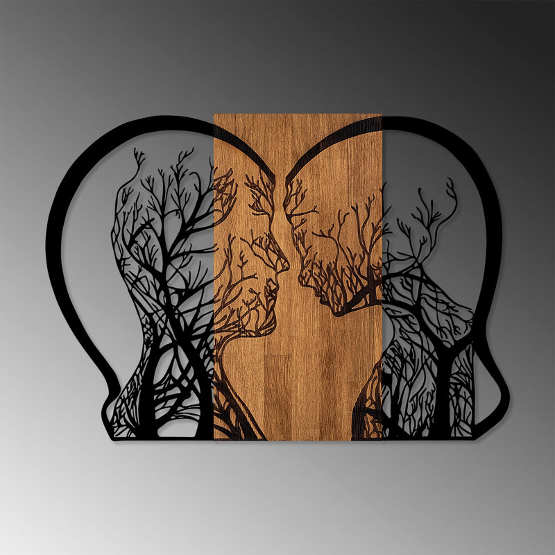 Décoration murale en bois