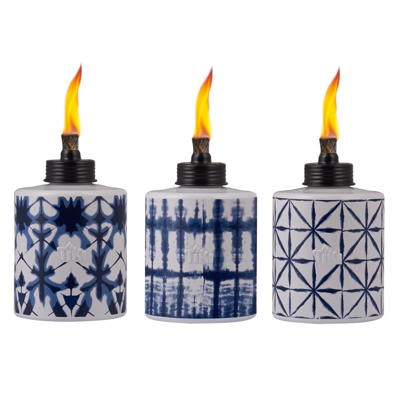 Torche de table en verre de 5,75 pouces de marque TIKI®
