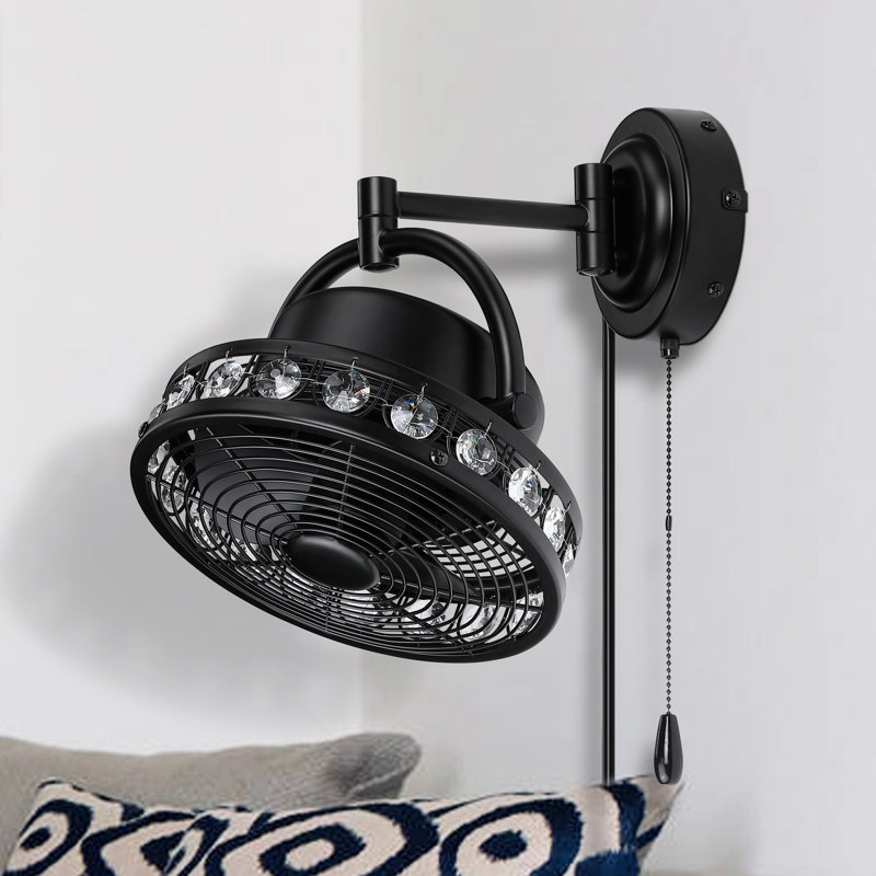 Ventilateur mural 11,7 po Parrot Uncle, Chrome