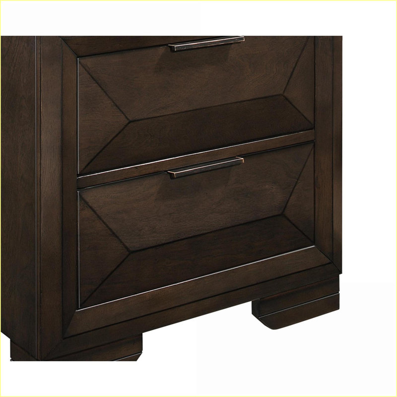 Table de chevet 2 tiroirs Contemporary