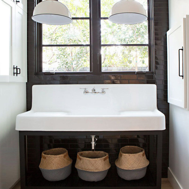 Chevington 20.5'' White Ceramic Rectangular Bathroom Sink