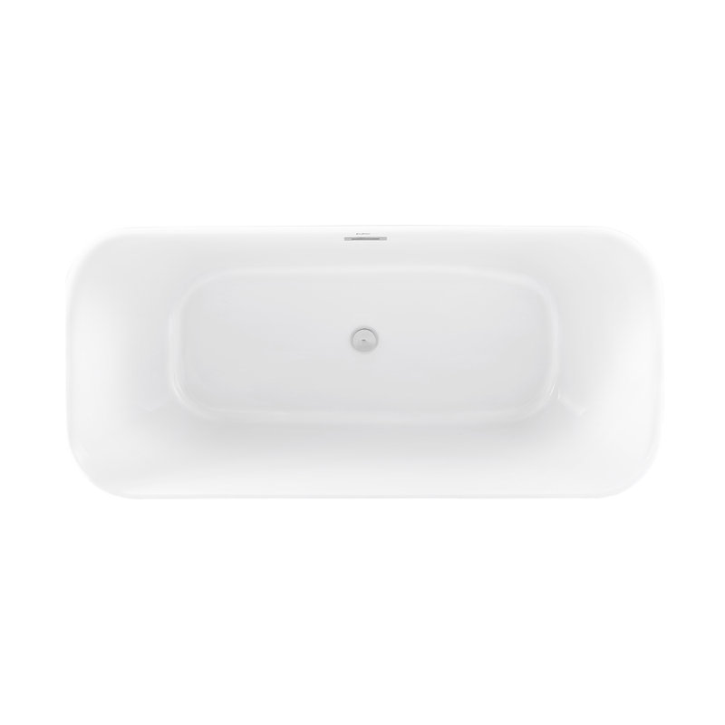 Concorde 67" x 32" Freestanding Soaking Fibreglass Bathtub