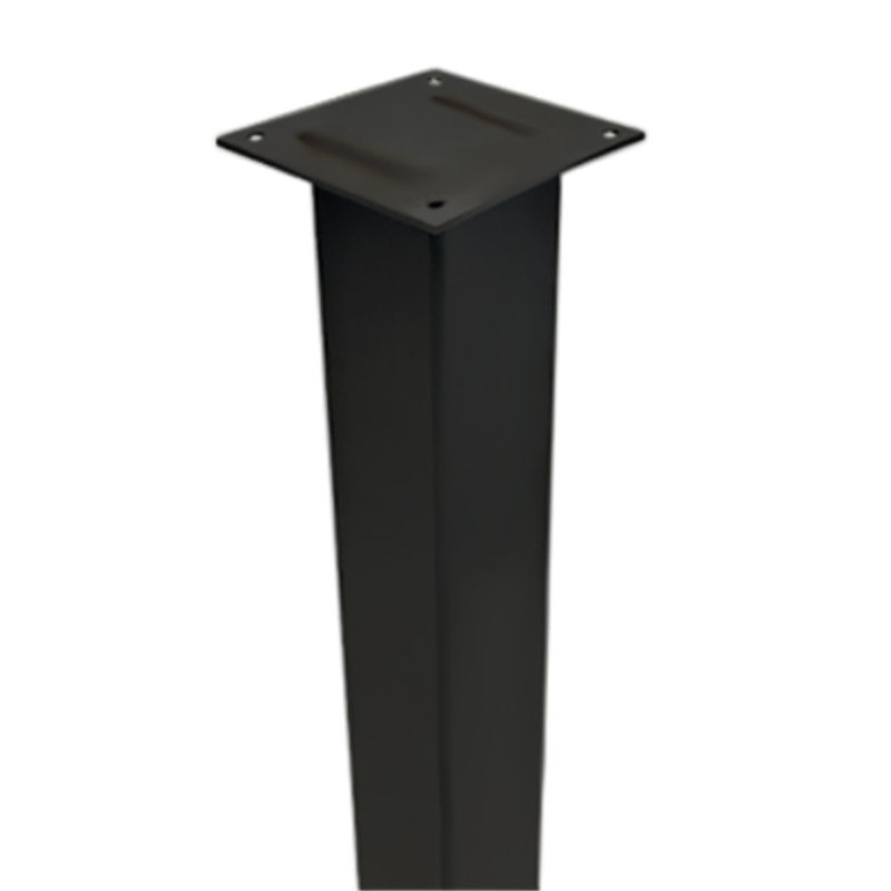 Optional RetroBox and Uptown Box  60" H Pole, Black