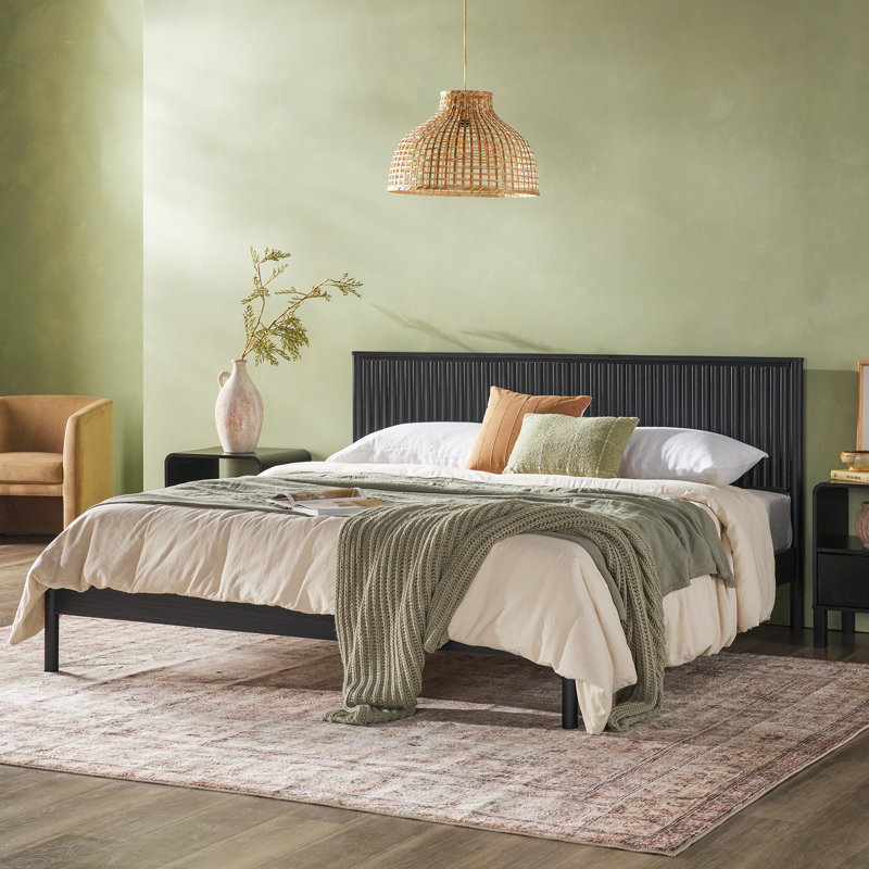 Asho Solid Wood Piece Bedroom Set