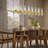 Durkin 16-Light 54" Dimmable Rectangular Glass Pendant Chandelier-110508269