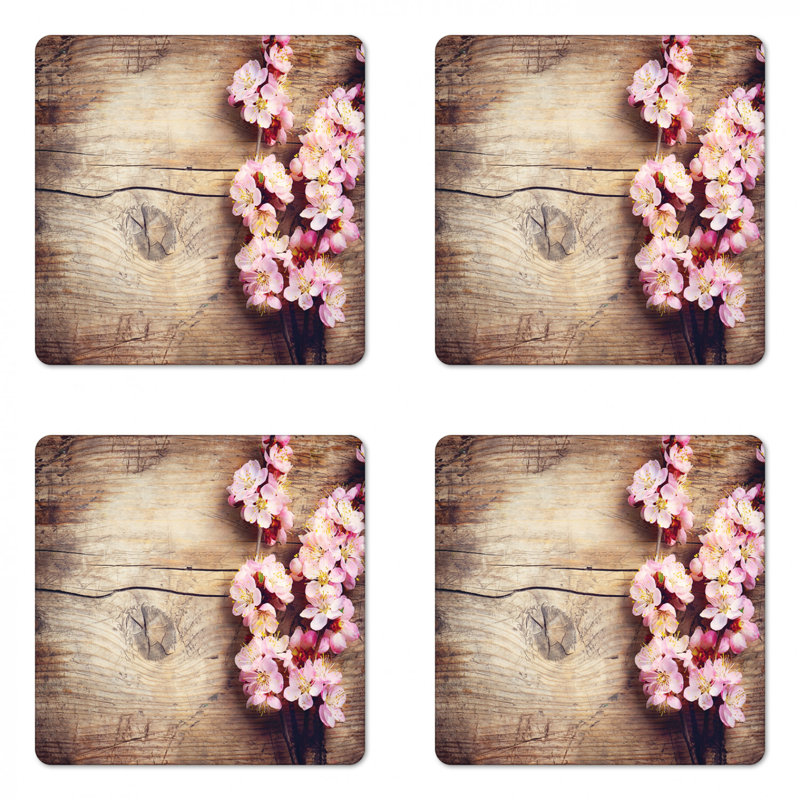 Sous-verre floral
