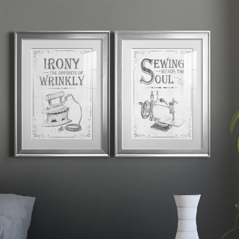 «Laundry Today II», reproduction encadrée de qualité supérieure - prête à être suspendue, H 42,5 po x l 30,5 po x P 1,25 po