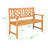 Ashera Solid Wood Fir Outdoor Bench