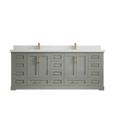 Ensemble de meuble-lavabo double 84 po Esin