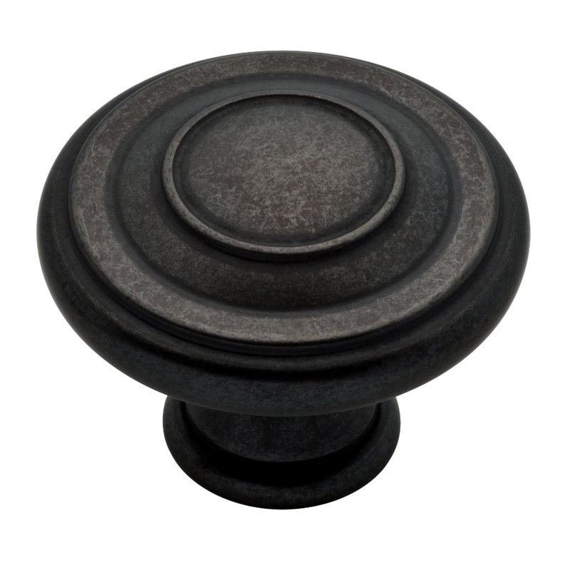 Mia 1" Diameter Mushroom Knob Multipack, Iron 