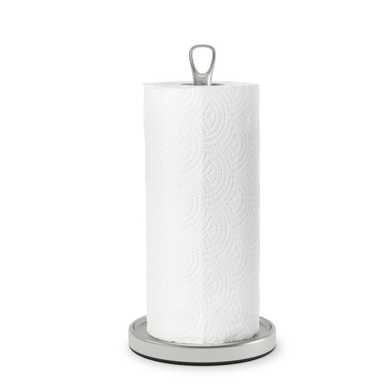 BERNADOTTE functional paper towel holder in stainless steel