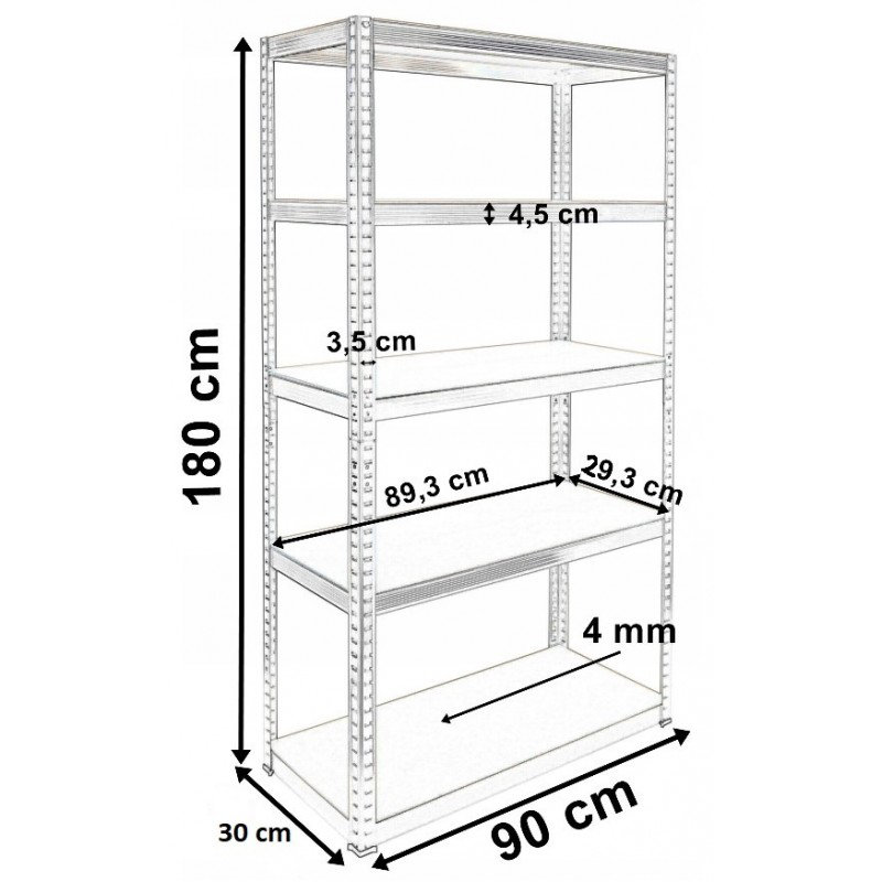 Anirudha 30cm W Storage Rack