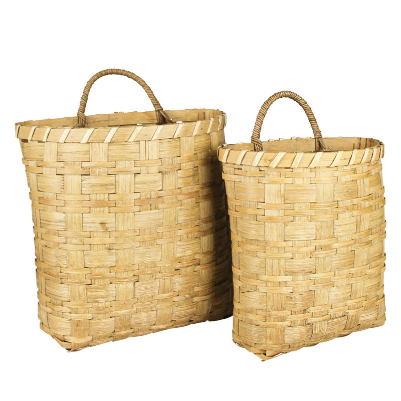 Bay Isle Home™ Rattan Hanging Wall Basket Set