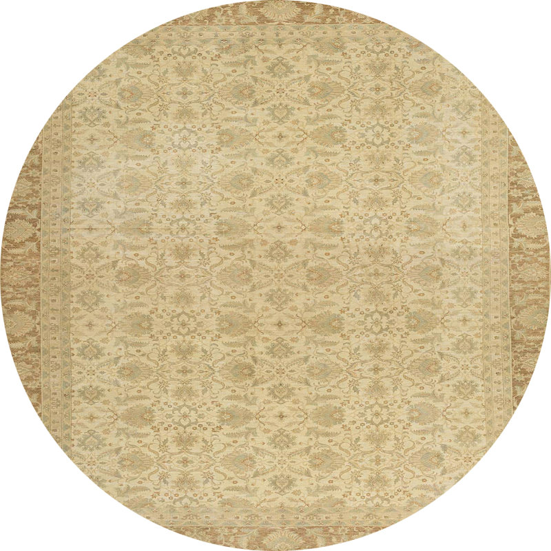 Abstract Indoor Rug, Round 3'