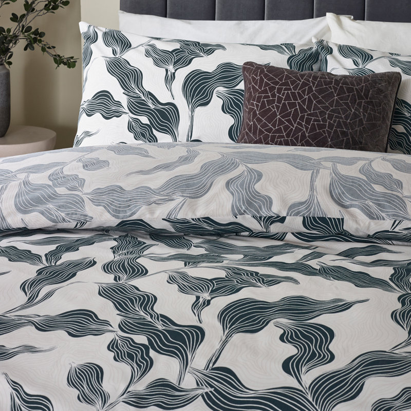 Lauro Polyester No Pattern Duvet Cover Set with Pillowcases, Dusk, Single Duvet Cover + 1 Standard Pillowcase