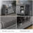 HOMCOM Gray Shoe Rack Entryway Bench with Removable Cushion & Sliding Doors, Storage for 10 Pairs-1445682249