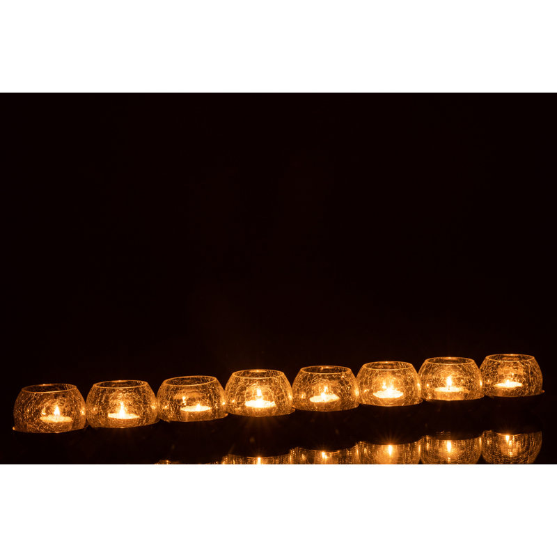 Cozy Tabletop Tealight Holder, Silver