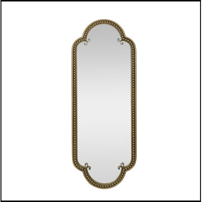 Scalloped Oval Parrett with Beaded Metal Frame