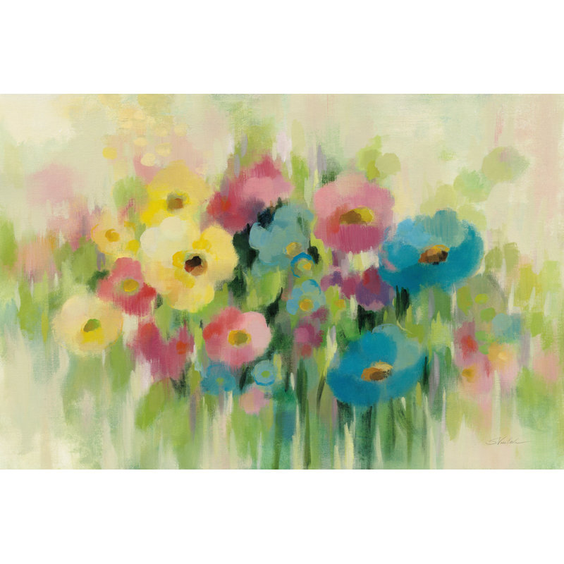 "First Spring Flowers" par Silvia Vassileva, reproduction d’art sur toile, H 20 po x l 30 po