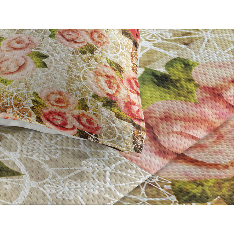 Traditional Floral Coverlet