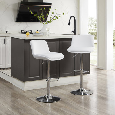 Akinori Swivel Adjustable Height Stool