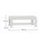 Allred Four Leg Coffee Table with Storage-115747552