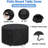Waterproof Outdoor Round Table Cover Patio Furniture Cover for All Weather Resistant