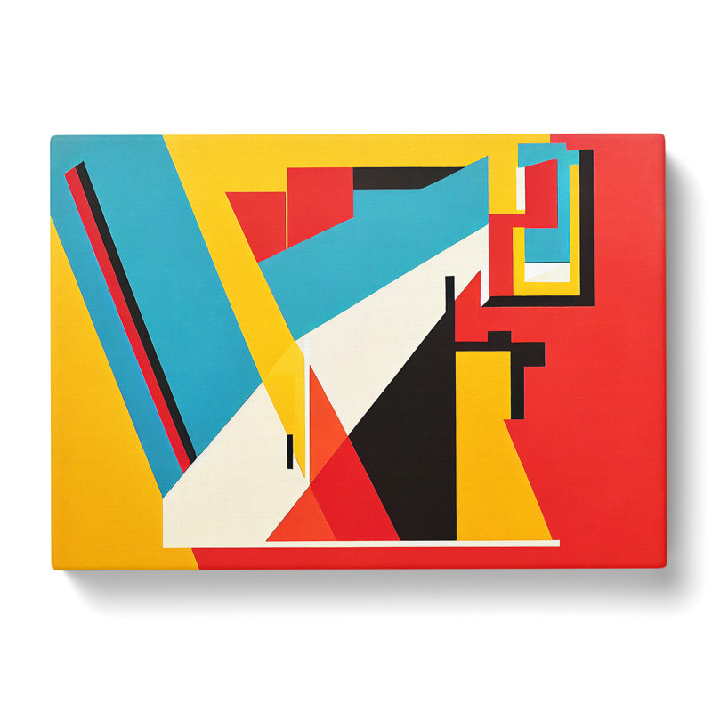 Suprematism Art Modern Vol.1 Abstract - Wrapped Canvas