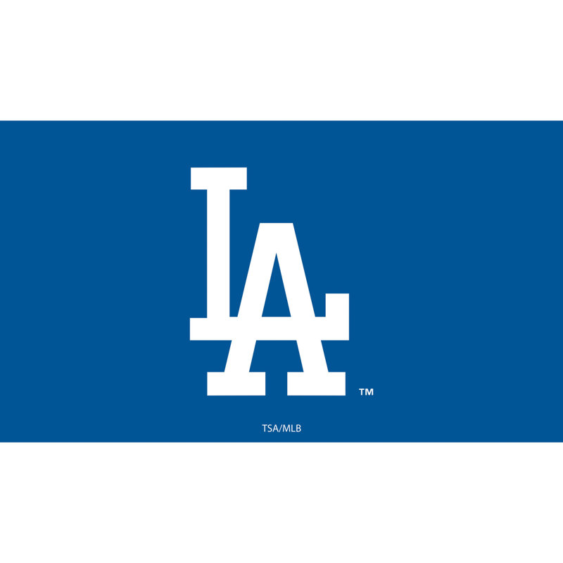 Tapis en polyester 16 po x 28 po Los Angeles Dodgers