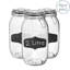 Glass Jar - Set of 6-55599190
