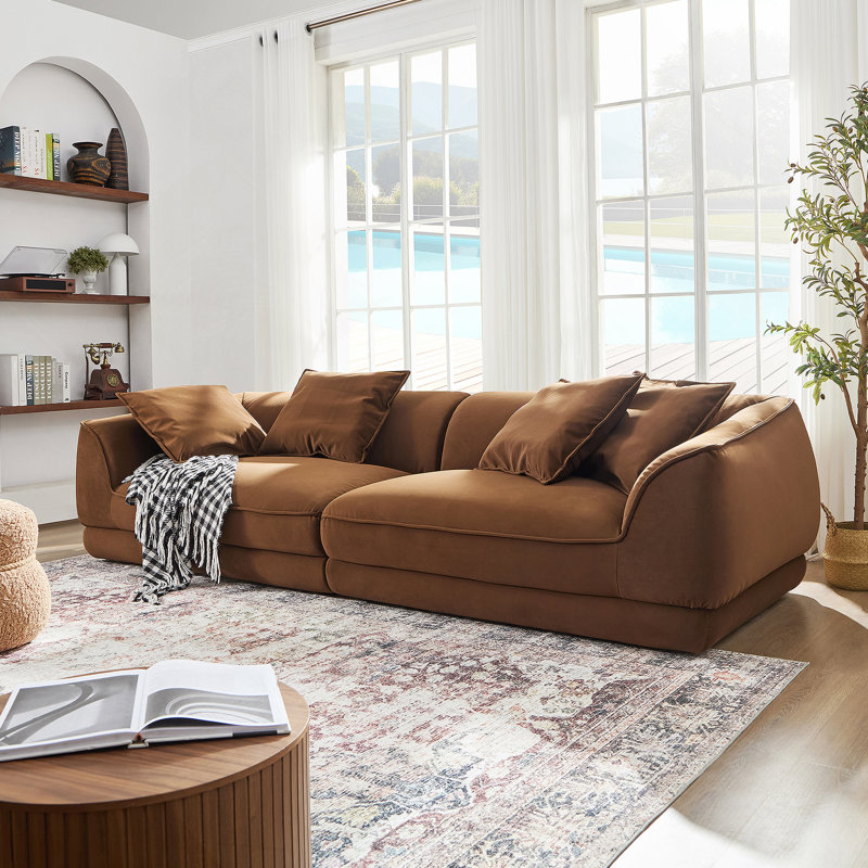 Housse de coussin amovible Camel, Chameau