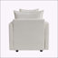Chenille Fabric Comfy Deep Single Seat Sofa-468579297