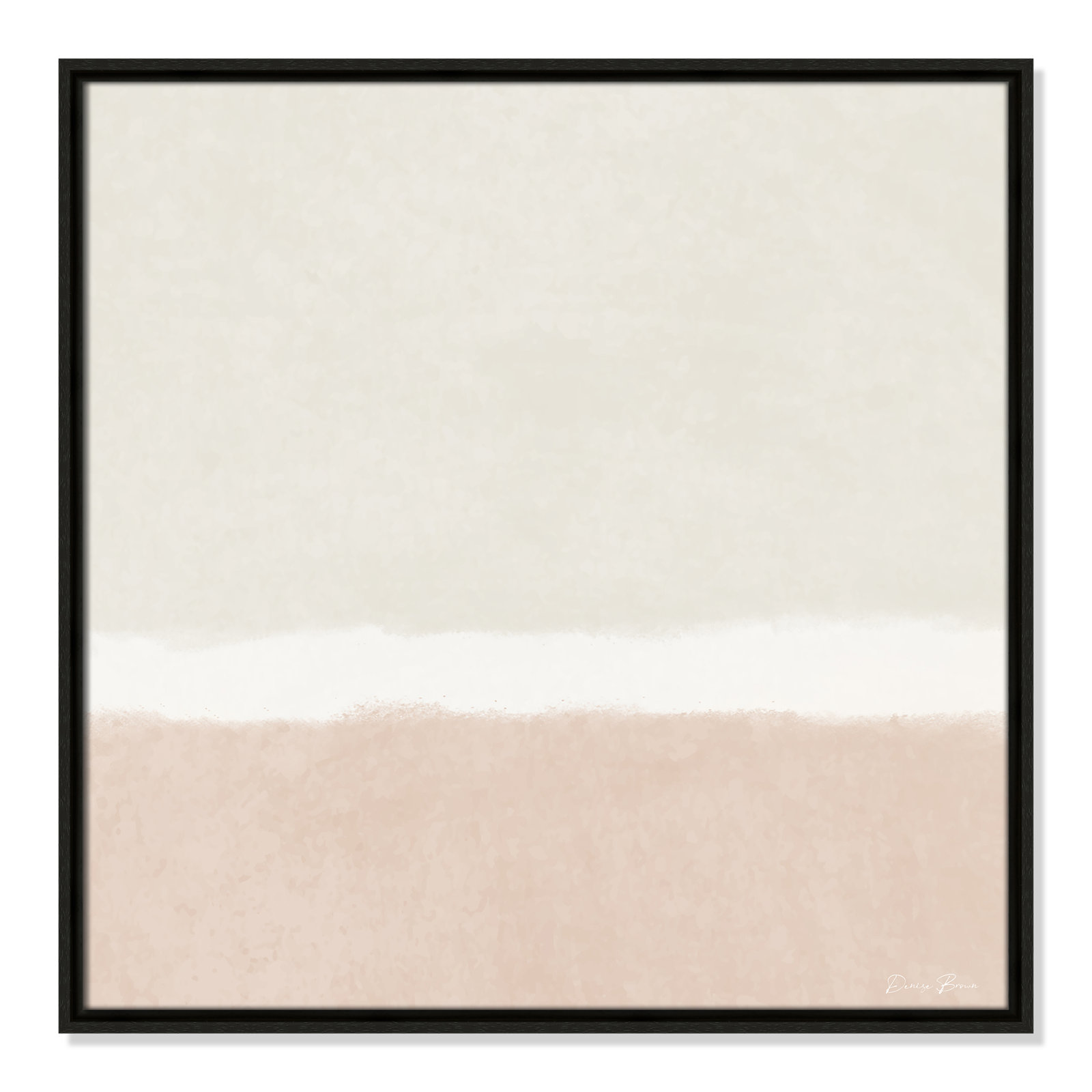 Willadeene "Slate I" Print, 25.5" H x 25.5" W, Espresso Framed