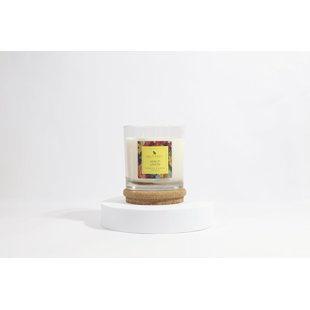 Glass Jar Candle | Amalfi Lemon Mildly Scented | Two Wick 13 Oz | Over 40 Hours Of Burn Time | Ideal For Home, Celebrations, Gifting