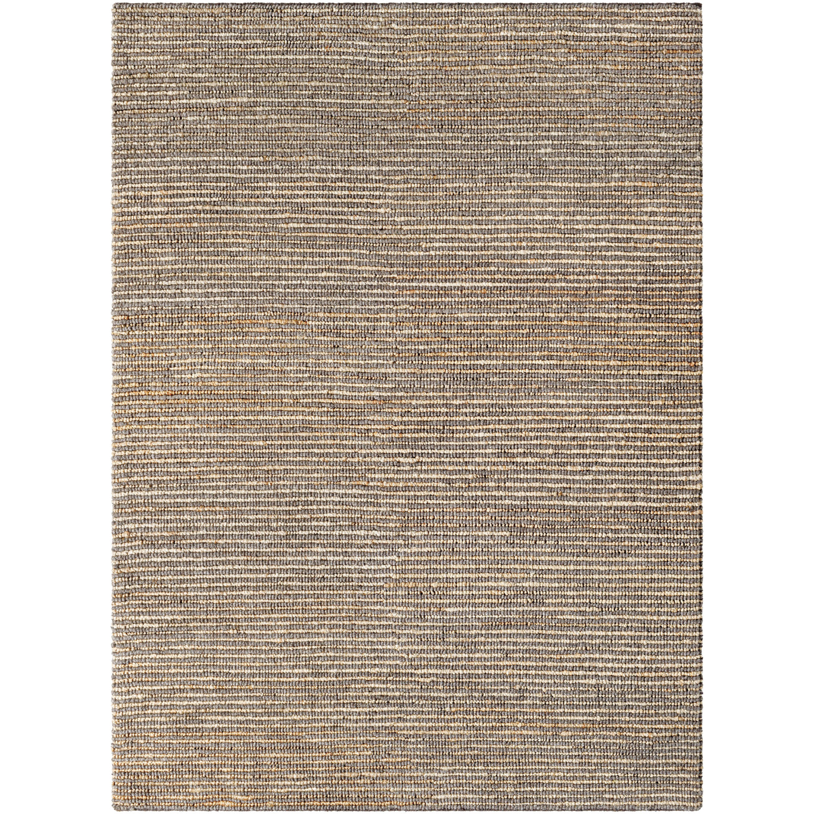 Hayes Hand-Woven Striped Jute Rug, Rectangle 8' x 10'