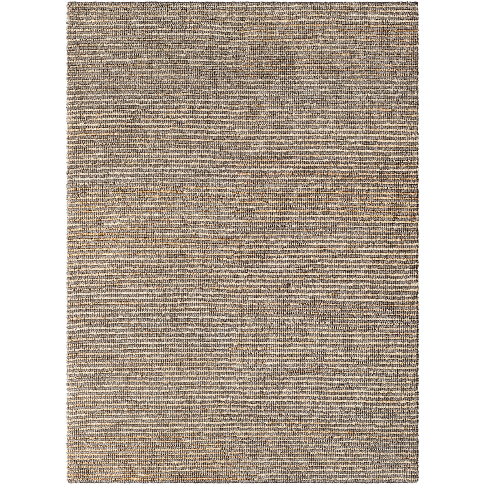 Hayes Handmade Gray Rug, Rectangle 8' x 10'