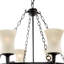 Eastbourne 8 - Light Waggon Wheel Chandelier