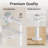 Timate L4 L-Shaped Heavy-Duty Garment Rack, Industrial Pipe Closet System with Expandable Design, Wall-Mounted Corner Wardrobe Kit ,White-1459988856