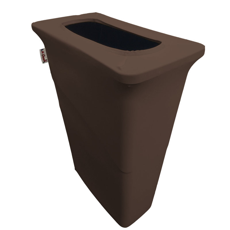 Housse extensible pour poubelle mince 23 gallons Jim Spandex, Brun