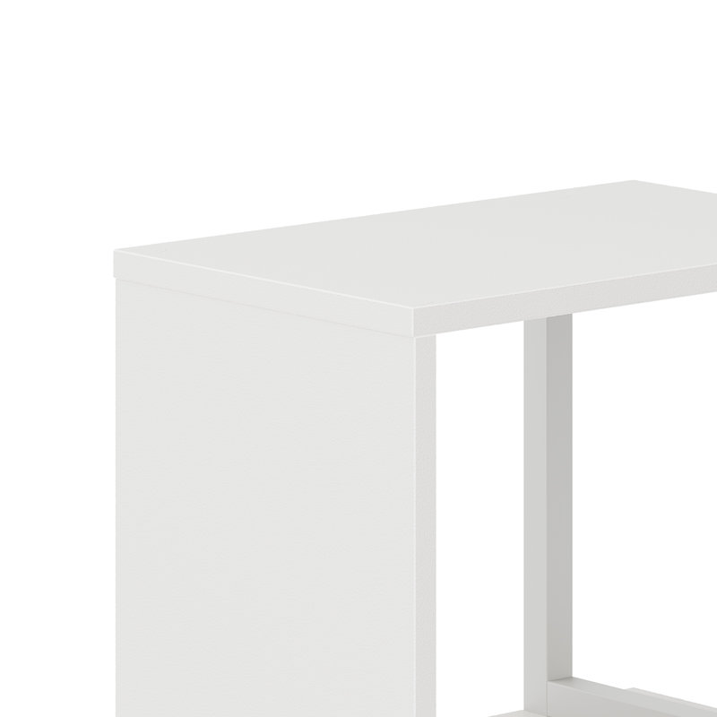 117cm H x 38cm W Bookcase, White