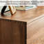 Commode d'appoint en noyer de style scandinave